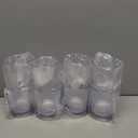 US Acrylic Classic Clear Plastic Reusable Drinking Glasses (Set of 8) 12oz Rocks & 16oz Water Cups | BPA-Free Tumblers, Made in USA | Top-Rack Dishwasher Safe