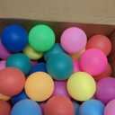 60Pcs Table Tennis Balls,40mm Plastic Ping Pong Ball for Game,Party,DIY Arts,Pet Toy,Decor,Multi Colored,Less Bounce