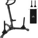 EASTROCK Alto&Tenor Saxophone Stand Folding Saxophone Stand Saxophone Holder Rack with 2 Detachable Flute/Clarinet Holders Carrying Bag
