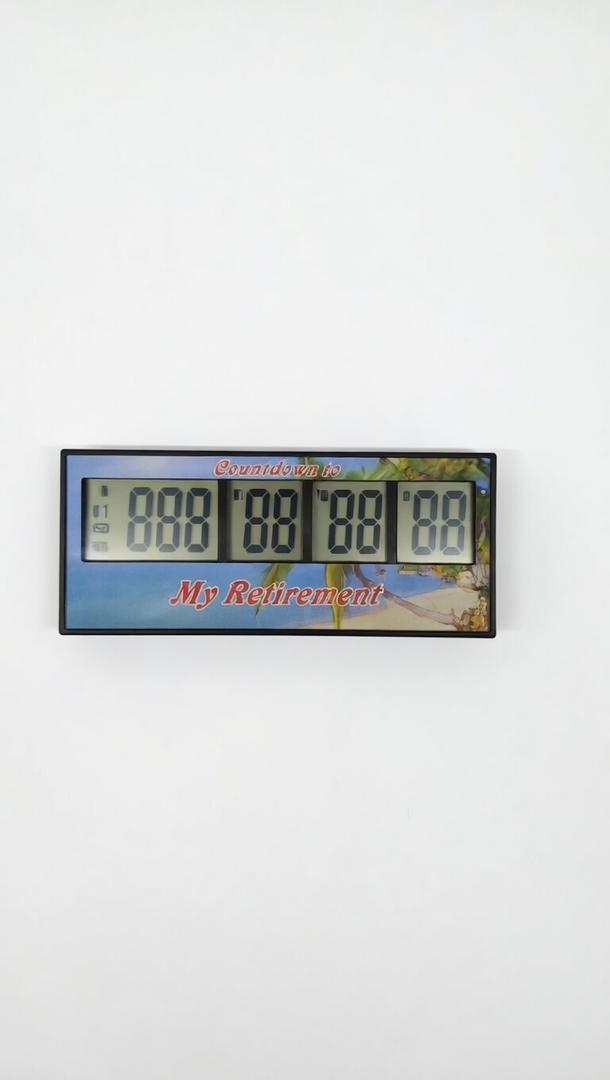Digital Countdown Timer, Upgraded 999-Day Countdown Clock for Vacation, Retirement