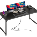 54 X 24 Inch Deeper Desk with Power Outlets