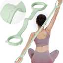 Figure 8 Workout Resistance Band - 3 Elasticities Optional 20 30 40lb, Thicker Durable Arm Back Shoulder Exercise Elastic Rope Yoga Straps Pilates Flexbands, Physical Therapy Stretch Bands