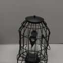 Hearts&Birds Squirrel Proof Bird Feeder Outdoors Hanging with Anti Collision Window Stickers for Birds  360° Feeding Perch with Large Capacity for Wren Finches Chickadees Cardinal Wild Birds