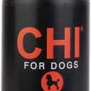 CHI for Dogs Deodorizing Waterless Foam Wash, No-Rinse Dry Shampoo for Dogs to Help Control Odor, Sulfate and Paraben Free, Waterless Pet Grooming, Pump Bottle, Made in The USA, 8 Fl Oz