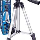 Vidpro TT-50L 50 Inch Lightweight Aluminum Tripod with 3 Way Pan & Tilt Head