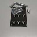 TA Track Front Bumper Tow Hook License Plate Holder Bracket Relocator Compatible For Audi A4 S4 RS4 A5 S5 RS5 Q5 A7 S7 RS7 TT TTS TTRS Gill Mount License Tag Frame Increase Air Intake