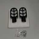 JFG RACING Dirt Bike Foot Pegs,Universal CNC Motorcycle Pit Mini Bike Pegs for YZ KX TTR PW XR CRF 50 70 80 85 100 110 Tao Tao DB-X RFZ Lifan KAYO - Black