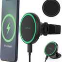 Magnetic Wireless Car Charger Mount Compatible with Magsafe iPhone 15/ iPhone 14/iPhone 13, Fast Charging Air Vent Magnet Accessories Car Phone Holder