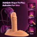 Thrusting Dildo Vibrator Women Sex Toys, BEISAR Riding Grinding Dildos Adult Toys Sex Toy with 9 Vibrating 3 Thrusting, G Spot Clit Anal Vibrators Adult Sex Toys & Games for Couples Remote Control