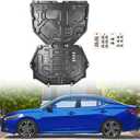 Engine Splash Shield Fit for Nissan Sentra 2020-2024 Engine Case Guard Under Engine Cover Compatible with Sentra 2021 2022 2023 Front Engine Guard Including Screw Hardware