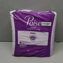 Poise Incontinence & Postpartum Pads for Bladder Leaks, 7 Drop Ultra Absorbency, Long Length, 39 Count