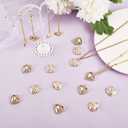 10 Pieces Heart Enamel Charm with Cubic Zirconia Colorful Love Charm Real 18K Gold Plated for Jewelry Necklace Bracelet Earring Making Crafts