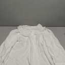 Floerns Women's Doll Collar Button Down Victorian Shirts Eyelet Embroidery Long Sleeve Kawaii Frilly Blouse XL