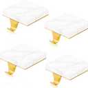 Christmas Stocking Holder Set, Stocking Holders for Mantle, Heavy-Duty Christmas Ornament Hooks for Hanging Stockings, Decorations on The Mantelpiece (2pcs)