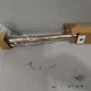 Ivilon Tension Curtain Rod - Spring Tension Rod for Windows or Shower, 24 to 36 Inch. Warm Gold