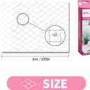 PAWISE Cat Safety Net, Cat Balcony Net Pet Anti-Fall Netting for Window Stairs,Dog Fence Nets Transparent (13x10 Ft)