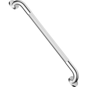 24 Inch Anti Slip Shower Grab Bar, Munzong Stainless Steel Bathroom Grab Bar, Satin Brushed Nickel Knurled Bathroom Balance Bar,Safety Hand Rail Support Handicap Elderly Senior Assist Bath Handle