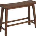 Boraam Sonoma Bench, 9"D x 33"W x 24"H, Chestnut