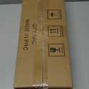 AOJEZOR Toilet Paper Holder Stand: No Drill PVC Small Bathroom Cabinet for Apartment Dwellers - Rental Deposit Protection - Small Space Storage Saving (29.9 inch H, White)