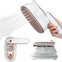 Steamer For Clothes, Steamer Iron 2 In 1,Portable Handheld travel Steam,1200W 15s Heat Up for Travel Size,Wrinkle Remover,200ml Tank,3 Modes for dress shirts for home travel,White,120V