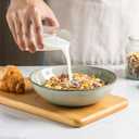 AmorArc Ceramic Cereal Bowls Set of 6, 24 oz Handmade Stoneware Bowls Set for Cereal Soup Salad, Stylish Kitchen bowls for Meal, Dishwasher & Microwave Safe, Reactive Glaze