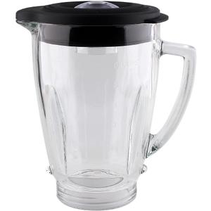 Joyparts Replacement Parts Glass Jar with lid, Compatible with Oster Pro 1200 Blender, Clear