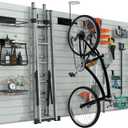 RELIANCER PVC Slat Wall Panels,4ft by 8ft (32 sqft) Garage Wall Organizer Storage System,Interlocking Slatwall Paneling Sheets,Workshop Slatwall Shelves Tools Organization,Wall Mounted Storage Rack