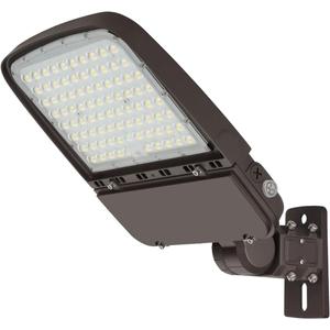 Kadision LED Parking Lot Light 240W/200W/150W Adjustable, 36000 lm (150lm/W) 5000K 100-277V, Waterproof LED Shoebox Light with Dusk-to-Dawn Photocell, Slip Fitter & Arm Mount in 1 Fixture, ETL Listed
