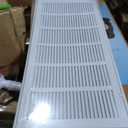 Steel Return Air Filter Grille,Return Vent Cover for Wall or Ceiling [Duct Opening Size] Removable Face/Door for 1 Inch Filters (30"W x 12"H Duct Opening)