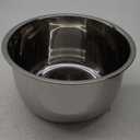 Rice Cooker Inner Pot Compatible with Zojirushi NS-TSC10, 5.5 Cups Inner Replacement Pot, 304 Stainless Steel Replacement Inner Bowl, Rice Cooker Inner Bowl for Multi-Cooker, Polished Surface