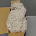 MIULEE Pack of 2 Throw Pillow Covers 24x24 Inch Neutral Light Beige Faux Fur Decorative Sherpa Pillow Covers Fuzzy Accent Soft Sheepskin Fleece Cushion Cases for Boho Home Decor Couch Living Room Bed