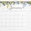 2026 Wall Calendar, Gimoner Calendar 2026, 18 Months Calendar Runs From January 2026 - June 2027, 15" x 12", Twin-Wire Binding, Hanging Hook, Floral Design