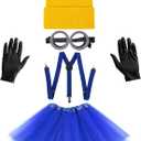 Yellow Halloween Costume for Adult Women - Halloween Costumes Accesories Cosplay for Teen Girls