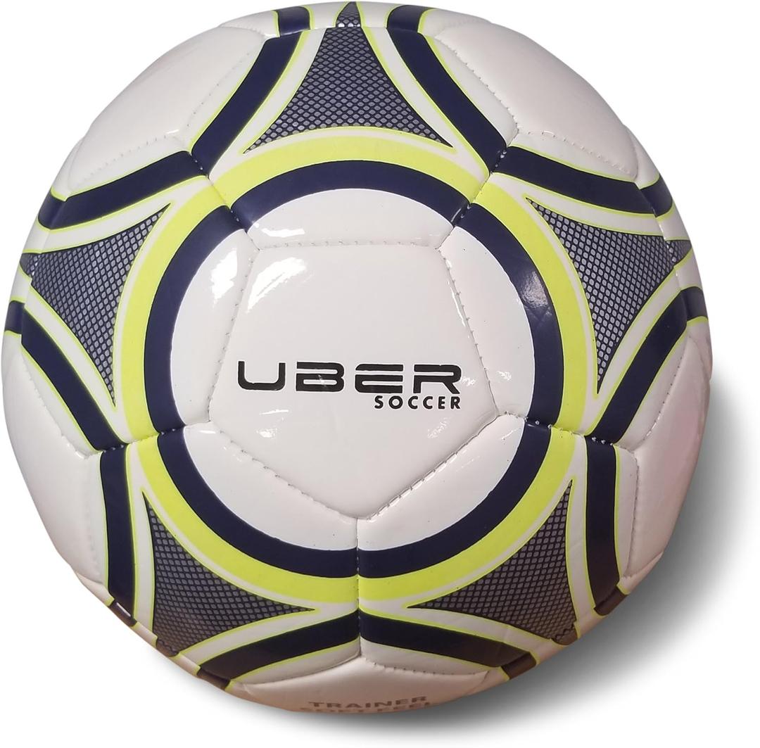 Trainer Ball- Navy Blue and Neon Yellow