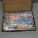 Honoson 24 Pcs Glitter Star Magic Wand Princess Wand Fairy Angel Star Stick with Ribbon for Girl Kid Birthday Wedding Princess Dress up Role Play Party Supply Favor, Pink Purple Gold Blue