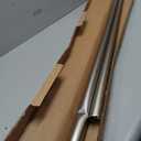 Ivilon Drapery Window Curtain Rod - End Cap Style Design 1 Inch Pole. 72 to 144 Inch Color Satin Nickel