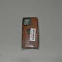 for iPhone 14 Pro Max Leather Case with Stand, Anti-Slip Grip Ring, Fits for MagSafe (Brown, iPhone 14 Pro Max)