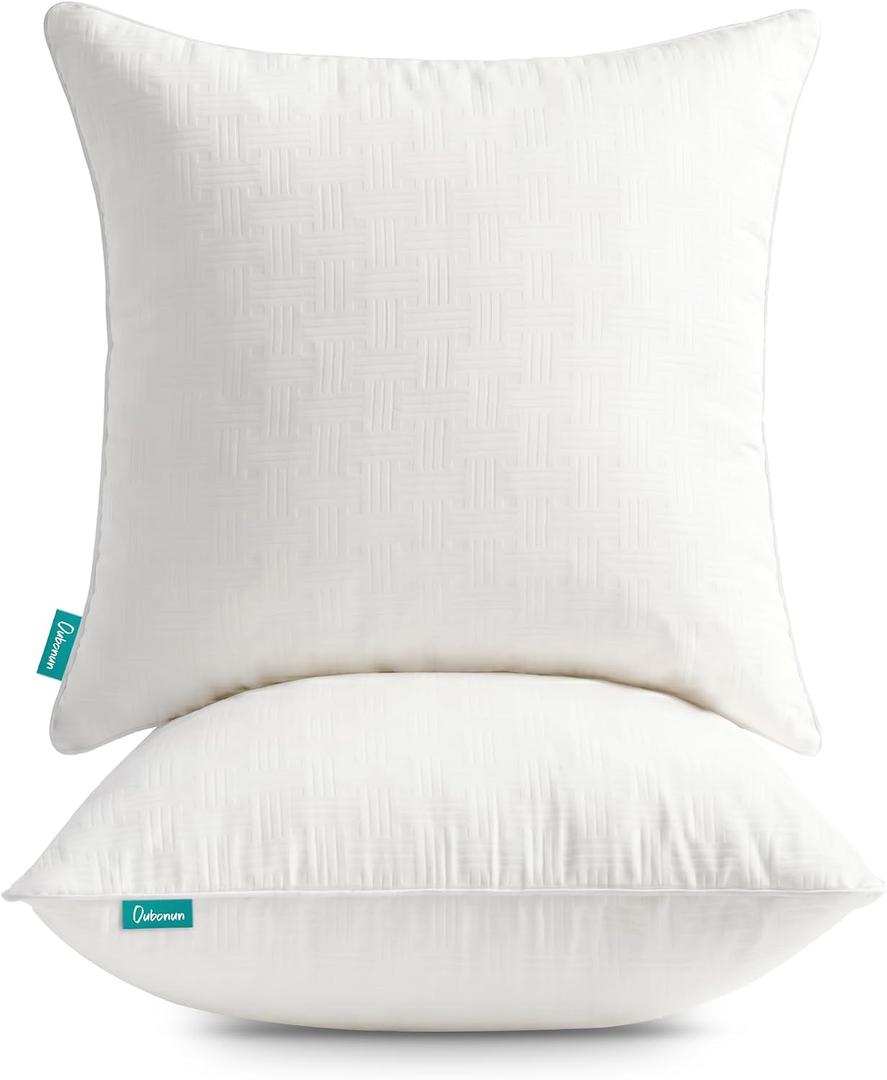 Oubonun Throw Pillow Inserts 24x24 Set of 2, Decorative Throw Pillows