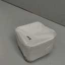 Remerry 100 Pcs Small 4 Inch Paper Plates Bulk Disposable Plates Paperse Fiber Wedding White Square Dessert Cake Party Snack Sugarcane Bagas Birthday Dinner Graduation Pet Feeding (4.41 x 5.24 Inch)