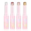 Crystal Hydrating Jelly Stick Eyeshadow Stick, Glitter Makeup Jelly Shimmer Eye Shadow Crayon, Lightweight Eye Brightener Makeup Glitter Eye Shadow (Multicolor, 4 colors) (1 Count (Pack of 1))