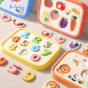 Silicone Busy Board for 1 Year Old, Montessori Toys for 6-12 Month Old Babies, Soft Busy Activity Toy Fine Motor Skills Sensory Toys Travel Toys for Baby Toddlers (Yellow Green)