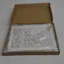 Jolik Wedding Money Box Holder with Sign, Large Rustic Wood Wooden DIY Envelop Gift Card Shadow Boxes with Lock Slot for Reception Anniversary Graduation Birthday Party Parties (Mr & Mrs, White)