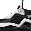 Nike Mens Lebron Soldier XIV 14 Basketball Shoes (Black/ White-University Red, 12)
