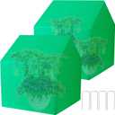 Winter Plant Covers for Freeze Protection Warm Plant Tent Shrub Covers for Winter Frost Protecting Fruit Potted Plants Tree from Freezing and Animals (24*24*28", 2 Pack)