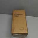 Sweese 8 Ounce Porcelain Stackable Cappuccino Cups with Metal Stand - for Specialty Coffee Drinks, Cappuccino, Latte, Americano and Tea - Set of 3, White