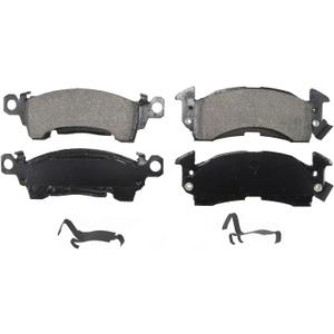 Wagner QS ZD52 Disc Brake Pad Set, Chamfered Edges for Smooth, Quiet Stops, Fits 1969 Chevrolet Camaro, 19851986 Chevrolet C10