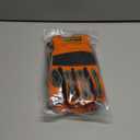 Medium Duty Extrication Recue Gloves, Cut Resistant, Oil & Water Resistant, EN388 Rate 4242XP/4131, Orange/Yellow