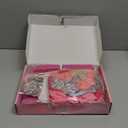 8th Birthday Decorations for Girls, Pink Party Decorations with Number 8 Balloon Happy Birthday Banner Bday Sash Crown Tablecloth Fringe Curtain Hanging Swirl for 8 Balloons for Bday Girl