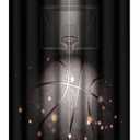Sports Theme Basketball Blackout Curtains for Bedroom,Cool Basketball Court Grommet Thermal Insulated Room Darkening Curtains Window Treatments 2 Panels 54L x 21W