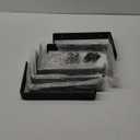 WEKIS Shelf Bracket, Heavy Duty Floating Shelf Brackets 10-Inch Long, 6-Pack Brackets for Shelves, Black Coated J Shape Metal Wall Shelf Support Brackets with 1/5-Inch Thick and 160 lb. Load Capacity